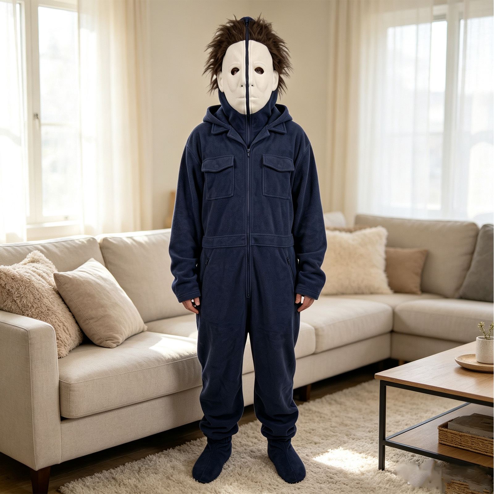 Michael Myers Horror Zip Onesie