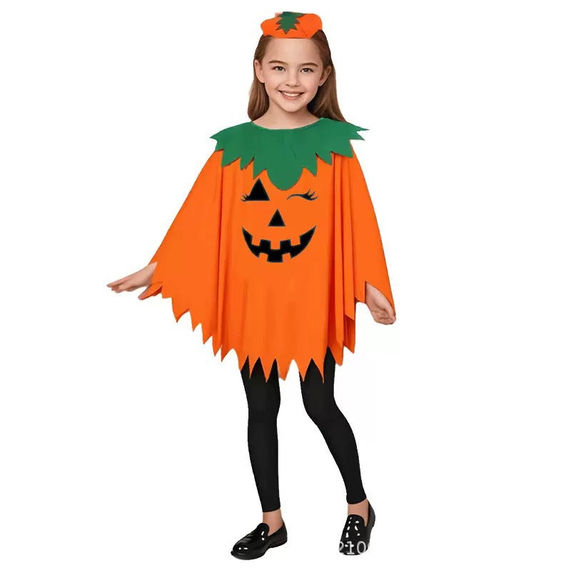 Pumpkin Cape & Hat Set